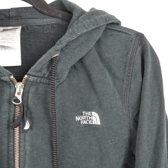 Vintage The North Face Womens Hooded Full Zip Jacket Size L - Picture 7 of 8